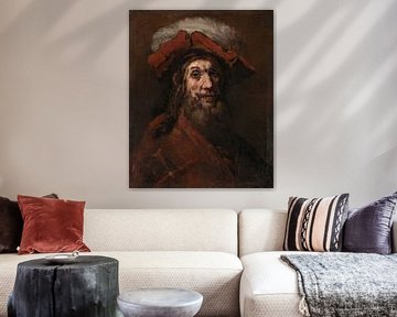 Schets voor De Ridder met de Valk, bekend als "De Kruisvaarder", Rembrandt van Rijn
