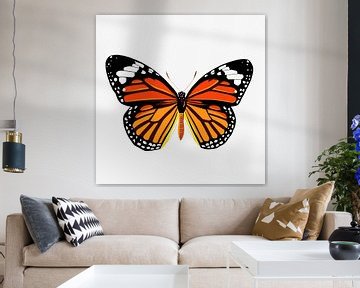 Butterfly - orange by Jole Art (Annejole Jacobs - de Jongh)