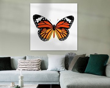Vlinder - oranje
