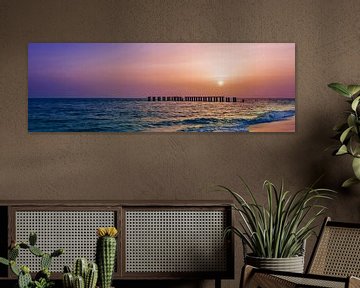 Gasparilla Island Sunset | Panorama van Melanie Viola