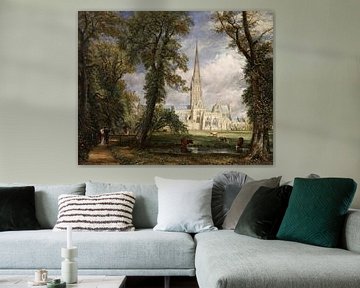 Salisbury Cathedral uit de Bishop's Garden, John Constable