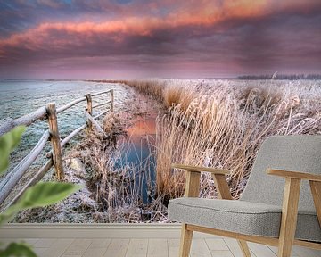 January sunrise - National Park Lauwersmeer van Bas Meelker