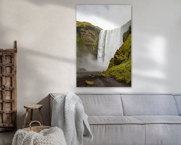 Skógafoss-Wasserfall von Lieuwe de Vries