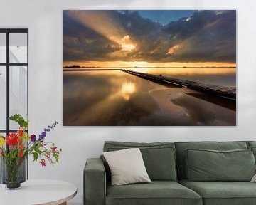 Light after the Storm - Schildmeer, The Netherlands van Bas Meelker