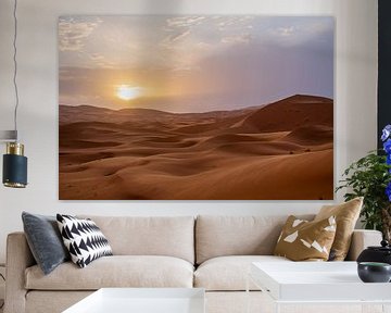 Woestijn in Marokko van Rosan Verbraak