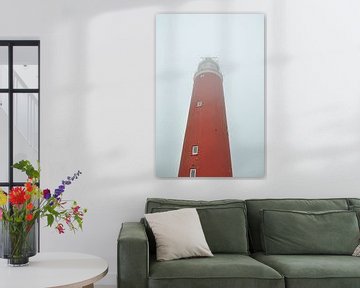 Texel lighthouse in the mist by Vivian Kolkman