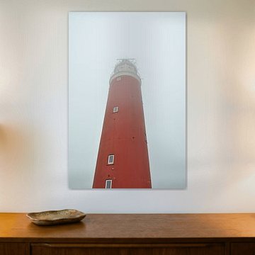 Texeler Leuchtturm im Nebel