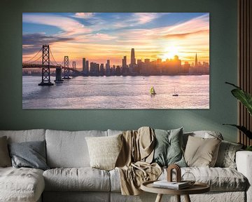 San Francisco by Photo Wall Decoration