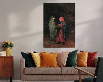 Dante en Virgil bij de ingang van de hel, Edgar Degas...