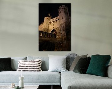 Castle of Lange Wapper in Antwerp by P.D. de Jong