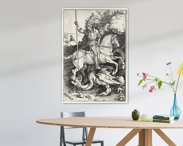 Saint Georges et le dragon, Albrecht Dürer