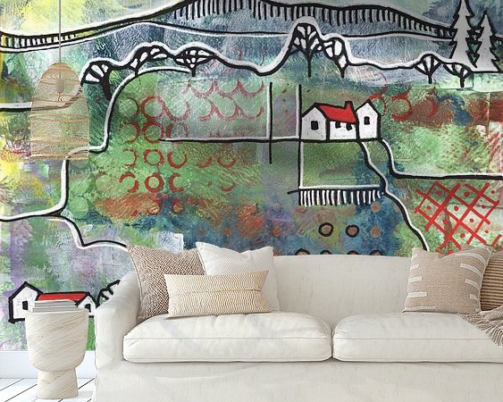 Example of the artwork in a room