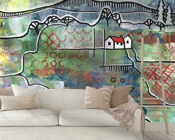 Example of the artwork in a room