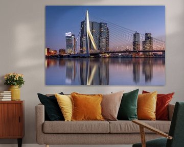 Rotterdam skyline van Fotografie Ronald
