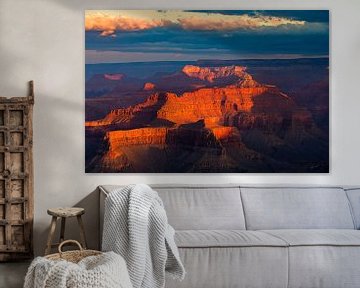 Zonsopkomst Grand Canyon N.P, Arizona van Henk Meijer Photography