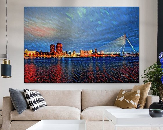 Example of the artwork in a room