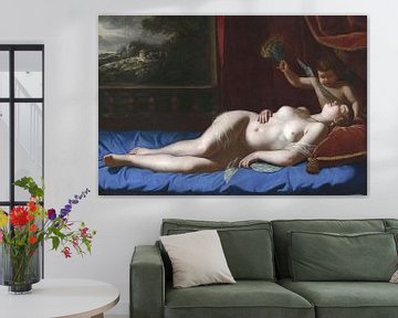 Venus en Cupido, Artemisia Gentileschi