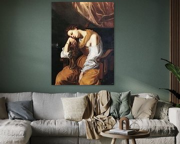 Maria Magdalena als Melancholie, Artemisia Gentileschi