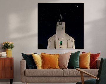Église de Feerwerd by night sur Bo Scheeringa Photography