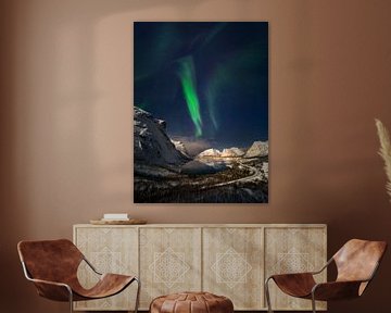 Aurora über Bergsbotn von Wojciech Kruczynski