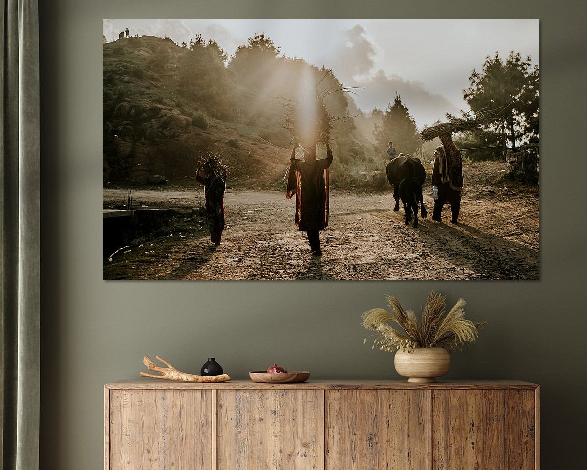 Example of the artwork in a room