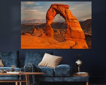 Delicate Arch in Arches National Park, Utah, USA van Henk Meijer Photography