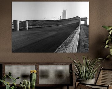 Roof of Lingotto car factory Fiat in Turin by Joost Adriaanse