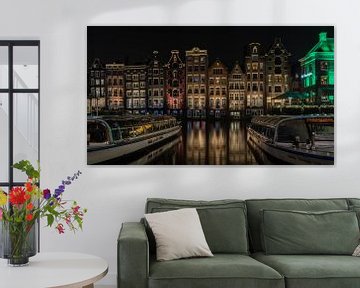 Damrak, Amsterdam en couleur sur Mirjam Boerhoop - Oudenaarden