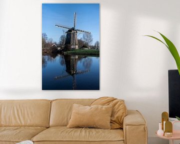 Old mill in Amsterdam van Peter Bartelings