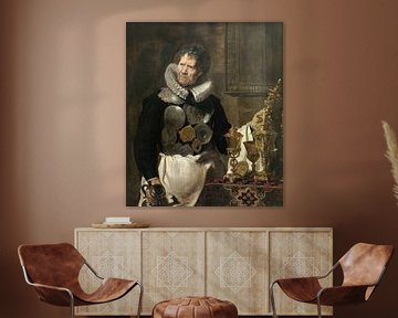 Portret van Abraham Grapheus, Cornelis de Vos