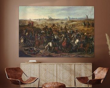 Slag tussen Bréauté en Leckerbeetje op de Vughterheide, 5 februari 1600, Sebastiaan Vrancx