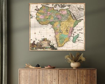 Kaart van Afrika, Carel Allard