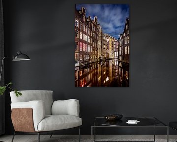 De grachtenhuizen van Amsterdam van Fotografiecor .nl