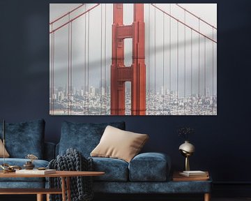 San Francisco De Golden Gate Bridge van Eric van Nieuwland