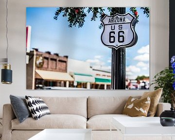 U.S. Route 66, het straatnummer in een klein plaatsje van Eric van Nieuwland