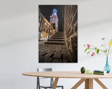 Belltower in the city of Kampen by Fotografiecor .nl