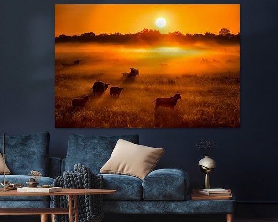 Example of the artwork in a room
