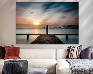 View over the Sneekermeer by Jaap Terpstra