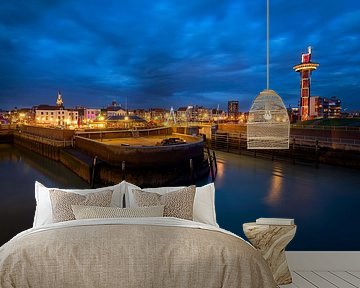 Blue hour Flushing by Arnoud van de Weerd