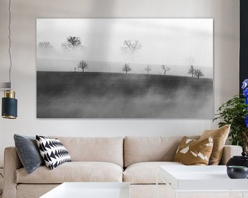 Bäume im Nebel von Lars Korzelius