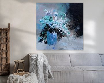 Abstracte stillevens van pol ledent