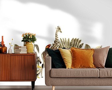 Dschungelbild für böhmisches Interieur von Studio POPPY