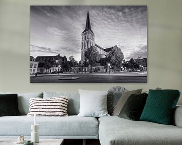 De Bovenkerk Kampen in zwart wit van Fotografie Ronald