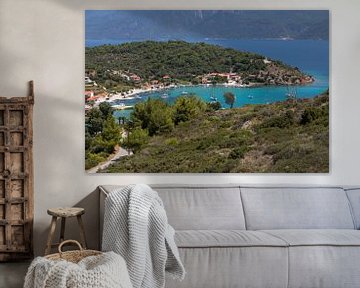 View of Posidonio on Samos by Elly Damen