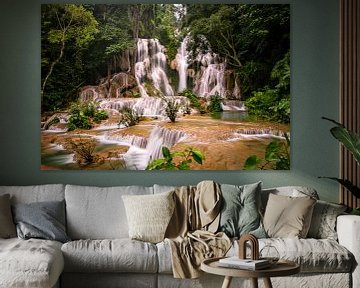 Kuang Si Waterfalls by Cristina Vergara