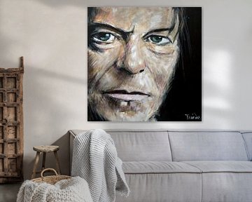 Portret van David Bowie, David Robert Jones van Therese Brals