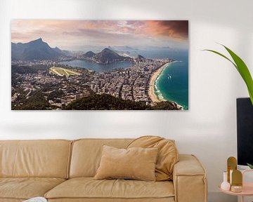 Rio de Janeiro view (orange) by Merijn Geurts