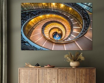 Spiral stairs, Vatican Museum van Arno Steeman