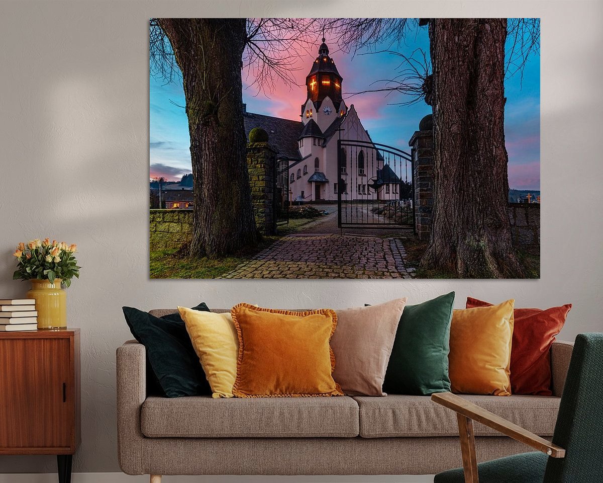 Example of the artwork in a room