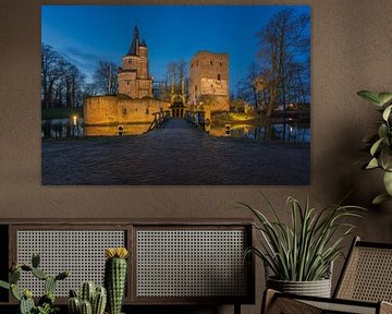 Schloss Duurstede blaue Stunde von Bart Hendrix